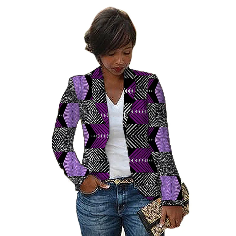 Shawl Collar Women's Suit Jackets Colorful Wax Print Female Dashiki Blazers African Wedding Party Garment Customized
Shawl Collar Women's Suit Jackets Colorful Wax Print Female Dashiki Blazers African Wedding Party Garment Customized