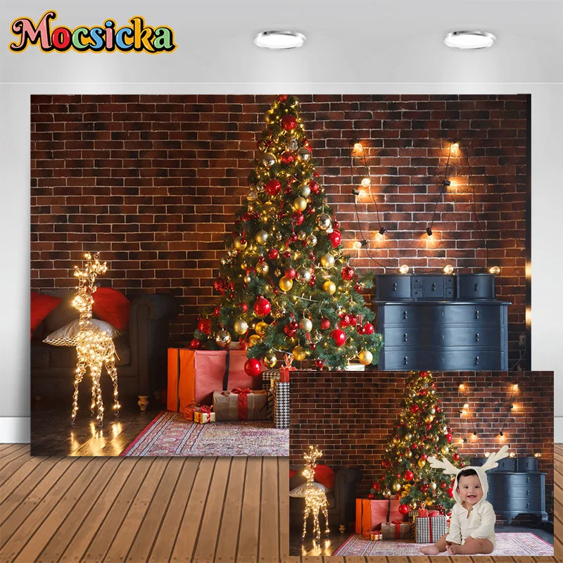 Mocsicka Photography Background Winter Christmas Xmas Tree Living Room Backdrop Kid Family Portrait Cake Smash Photo Banner
Mocsicka Photography Background Winter Christmas Xmas Tree Living Room Backdrop Kid Family Portrait Cake Smash Photo Banner