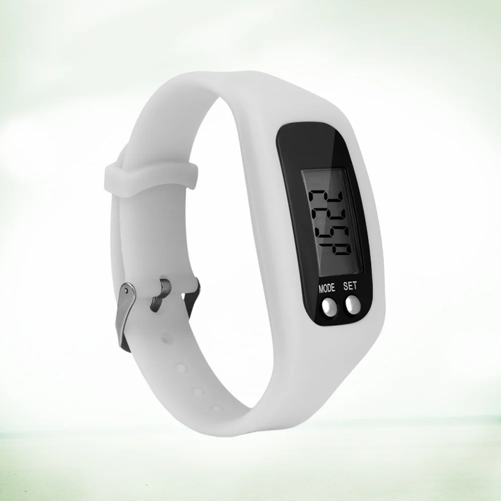 White Sports Watch Pedometer Bracelet Long Lasting Use Elderly Wristwatch Calories Monitor
White Sports Watch Pedometer Bracelet Long Lasting Use Elderly Wristwatch Calories Monitor