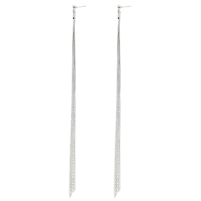 *Exaggerated metal chain, long tassel earrings, elegant and personalized style, earrings without ear holes, ear clips
*Exaggerated metal chain, long tassel earrings, elegant and personalized style, earrings without ear holes, ear clips