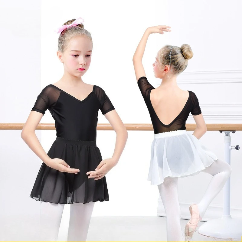 Kids Ballet Leotard with Skirt Girls Dance Outfit Mesh Short Sleeve Chiffon Tutu Skirt Professional Ballet Practice Costume
Kids Ballet Leotard with Skirt Girls Dance Outfit Mesh Short Sleeve Chiffon Tutu Skirt Professional Ballet Practice Costume
