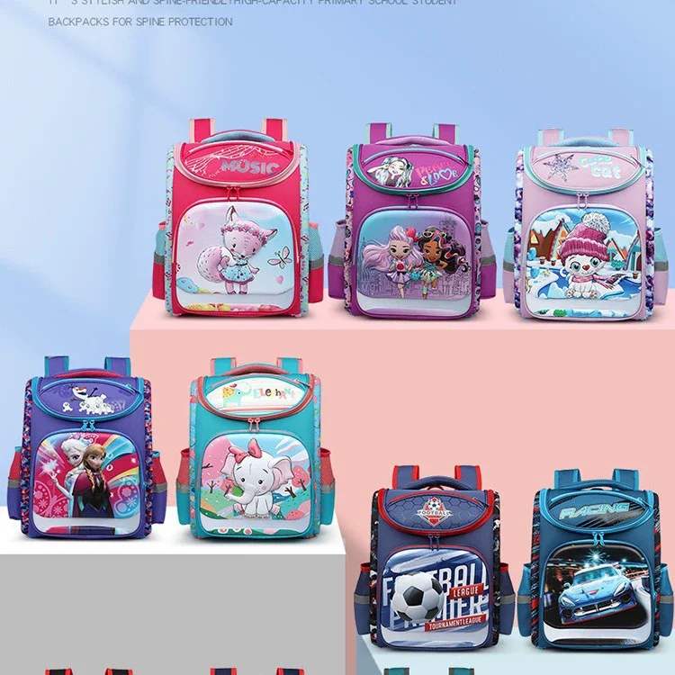 Disney Frozen School Bag Grade 1-6 Spider Man Elsa Primary Student Shoulder Orthopedic Backpack Light Large Capacity Mochilas
Disney Frozen School Bag Grade 1-6 Spider Man Elsa Primary Student Shoulder Orthopedic Backpack Light Large Capacity Mochilas