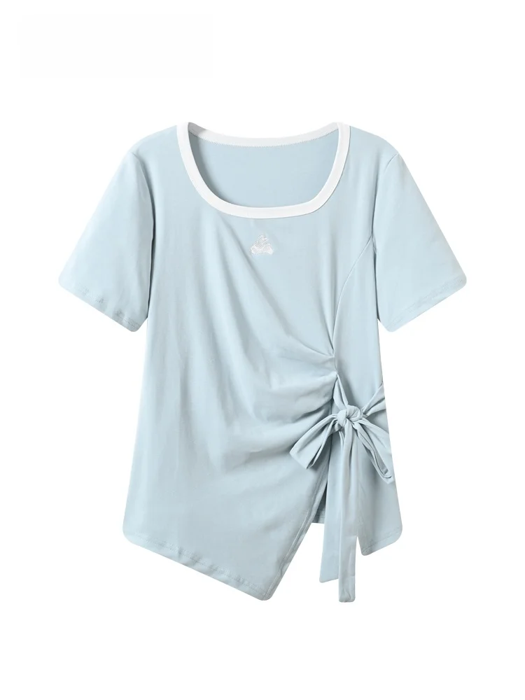Casual Short Sleeve T-Shirt Women's plus Size Summer New Style Fashion Irregular Top Trendy Cotton Blend Elastic Fiber U-Neck...
Casual Short Sleeve T-Shirt Women's plus Size Summer New Style Fashion Irregular Top Trendy Cotton Blend Elastic Fiber U-Neck...