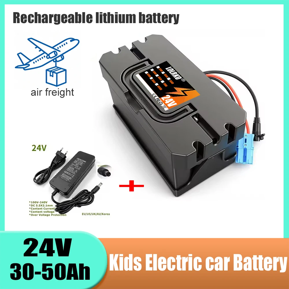 24V 50Ah Rechargeable lithium battery long life 29.4V Kids Ride on Toys Car Powered Electric Vehicles Battery
24V 50Ah Rechargeable lithium battery long life 29.4V Kids Ride on Toys Car Powered Electric Vehicles Battery