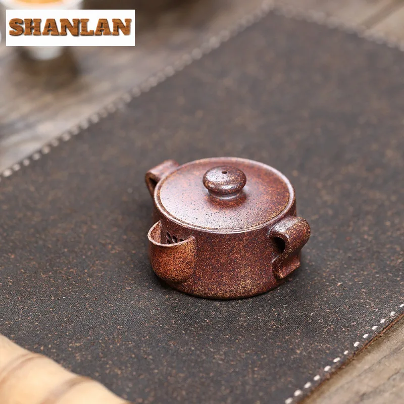 100ml Yixing Purple Clay Teapots Handmade Sho Zhua Pot Raw Ore The Keel Gold Sand Firewood Tea Making Kettle Zisha Tea Set Tea
100ml Yixing Purple Clay Teapots Handmade Sho Zhua Pot Raw Ore The Keel Gold Sand Firewood Tea Making Kettle Zisha Tea Set Tea