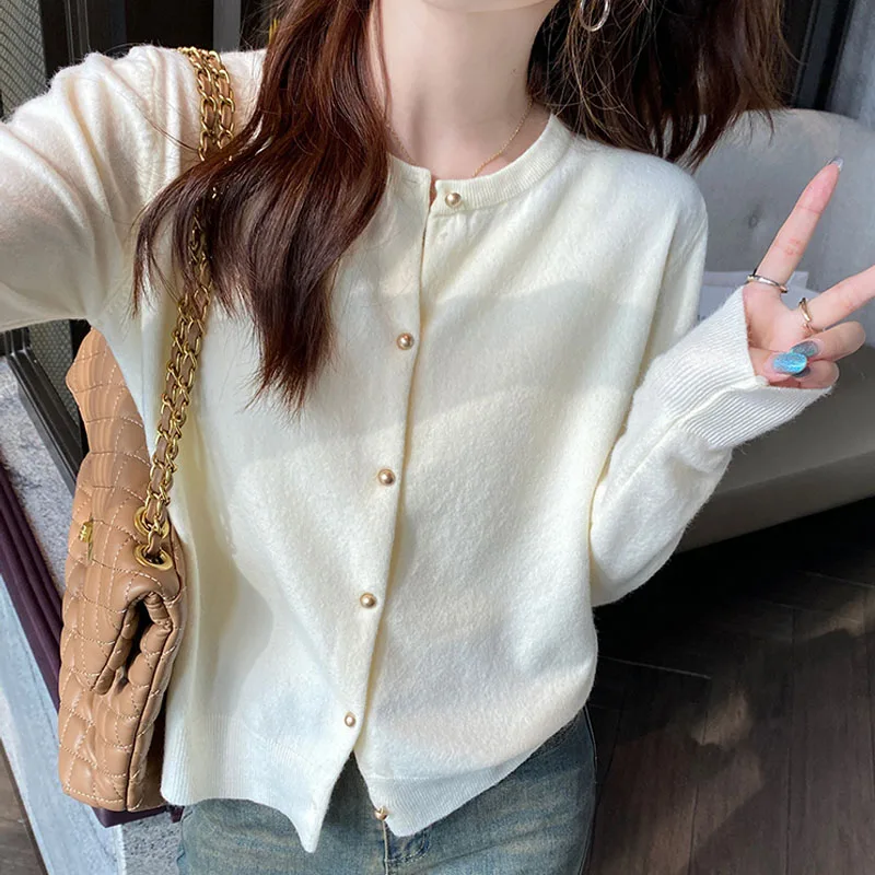 Вязаный свитер, женские кардиганы, новый черный вязаный свитер с длинным рукавом и круглым вырезом, кардиган, женские топы, трикотажные изделия Sueters De Mujer Q1054
Вязаный свитер, женские кардиганы, новый черный вязаный свитер с длинным рукавом и круглым вырезом, кардиган, женские топы, трикотажные изделия Sueters De Mujer Q1054