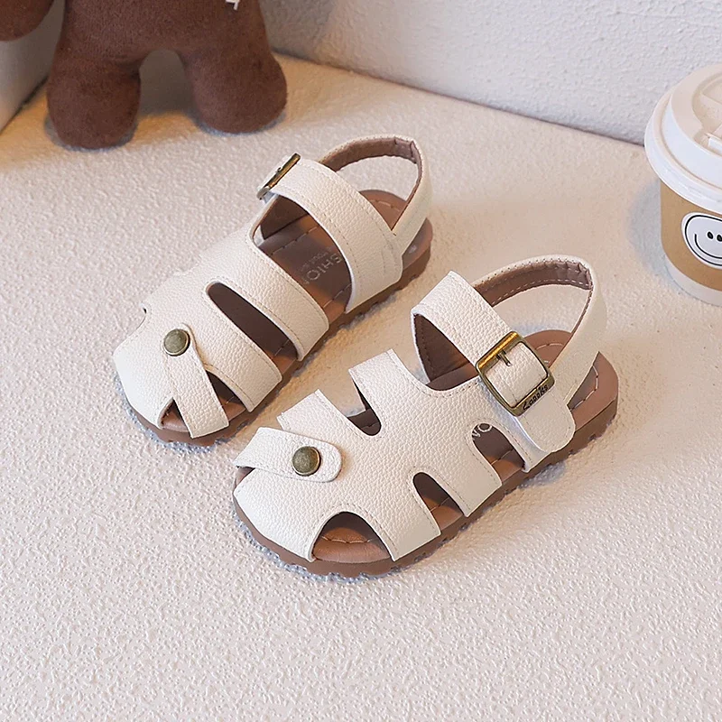 2025 Children Roman Sandals for Girls Summer New Fashion Korean Style Soft Bottom Anti-slippery Versatile Cut-outs Beach Shoes
2025 Children Roman Sandals for Girls Summer New Fashion Korean Style Soft Bottom Anti-slippery Versatile Cut-outs Beach Shoes