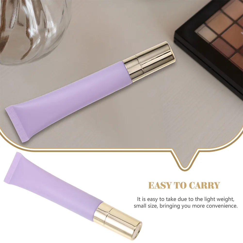 3pcs Purple Matte Tube Golden Massage Head for Eye Cream Serum 20ml Portable Refillable Container Empty Bottle Eye Cream
3pcs Purple Matte Tube Golden Massage Head for Eye Cream Serum 20ml Portable Refillable Container Empty Bottle Eye Cream