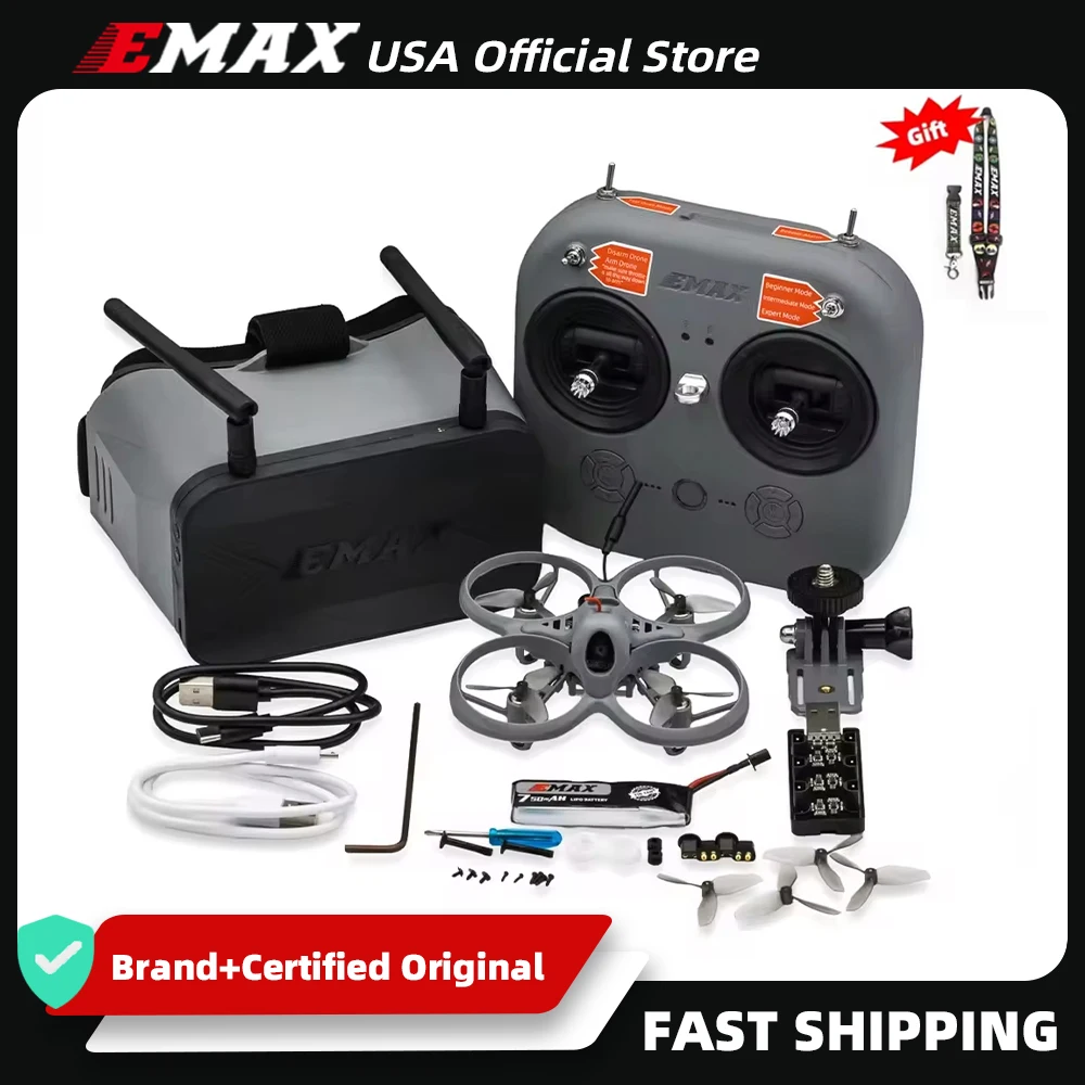 Emax USA Official Tinyhawk Lite BNF RTF FPV Racing Drone 75 мм 0806 Motor Nano 3 Camera 25 МВт/100 МВт/400 МВт RC Quadcopter 2,4G ELRS
Emax USA Official Tinyhawk Lite BNF RTF FPV Racing Drone 75 мм 0806 Motor Nano 3 Camera 25 МВт/100 МВт/400 МВт RC Quadcopter 2,4G ELRS