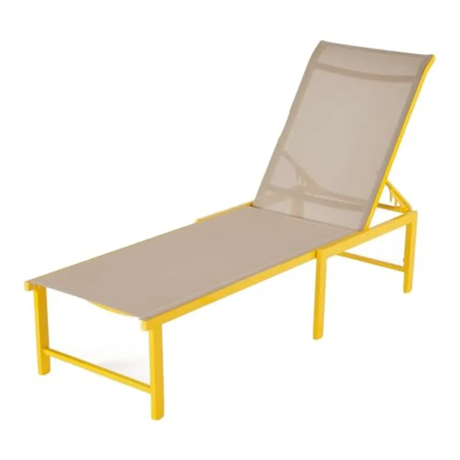 Outdoor Pool Lounge Chairs Patio Aluminum Chaise Lounge Five-Position Recliner Loungers for Poolside Yard Balcony Deck Beach Ye
Outdoor Pool Lounge Chairs Patio Aluminum Chaise Lounge Five-Position Recliner Loungers for Poolside Yard Balcony Deck Beach Ye