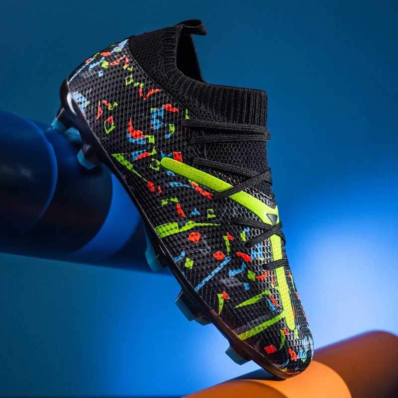 Teen Mid Top Football Sneakers Cushioned Insole Non Slip Durable Studs Breathable Ankle Protection Outdoor Training Footwear
Teen Mid Top Football Sneakers Cushioned Insole Non Slip Durable Studs Breathable Ankle Protection Outdoor Training Footwear