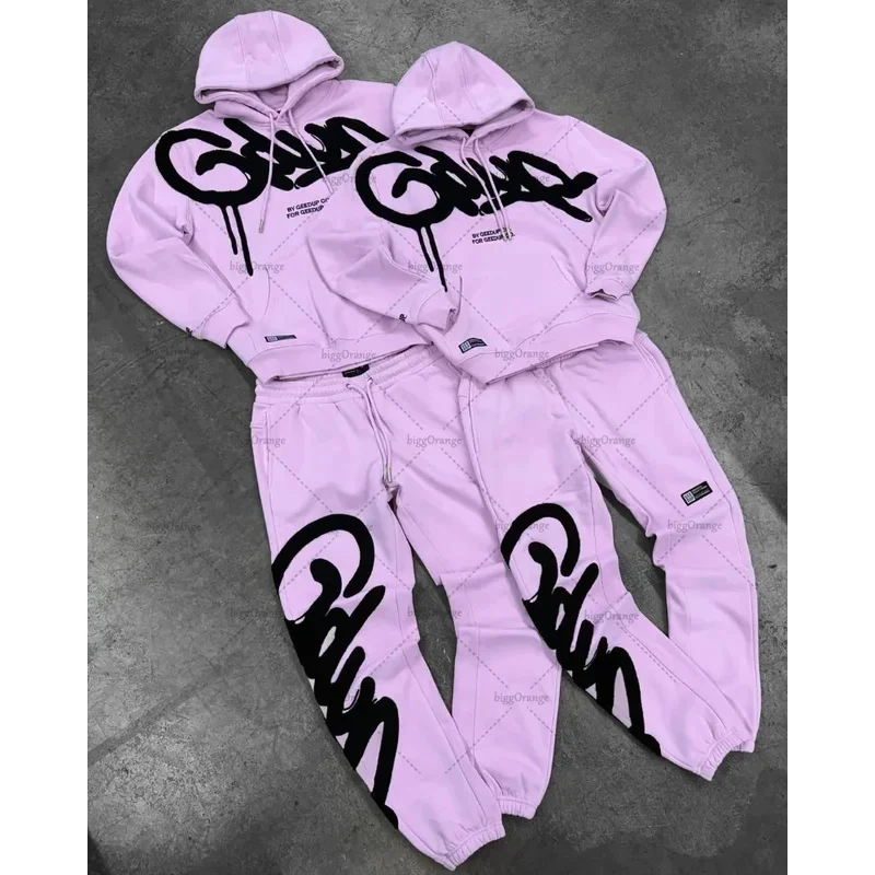 Punk High Street Hip-hop Sports Suit Men New European and American Trendy Oversized Hoodie Fashionable Loose Trousers Women
Punk High Street Hip-hop Sports Suit Men New European and American Trendy Oversized Hoodie Fashionable Loose Trousers Women