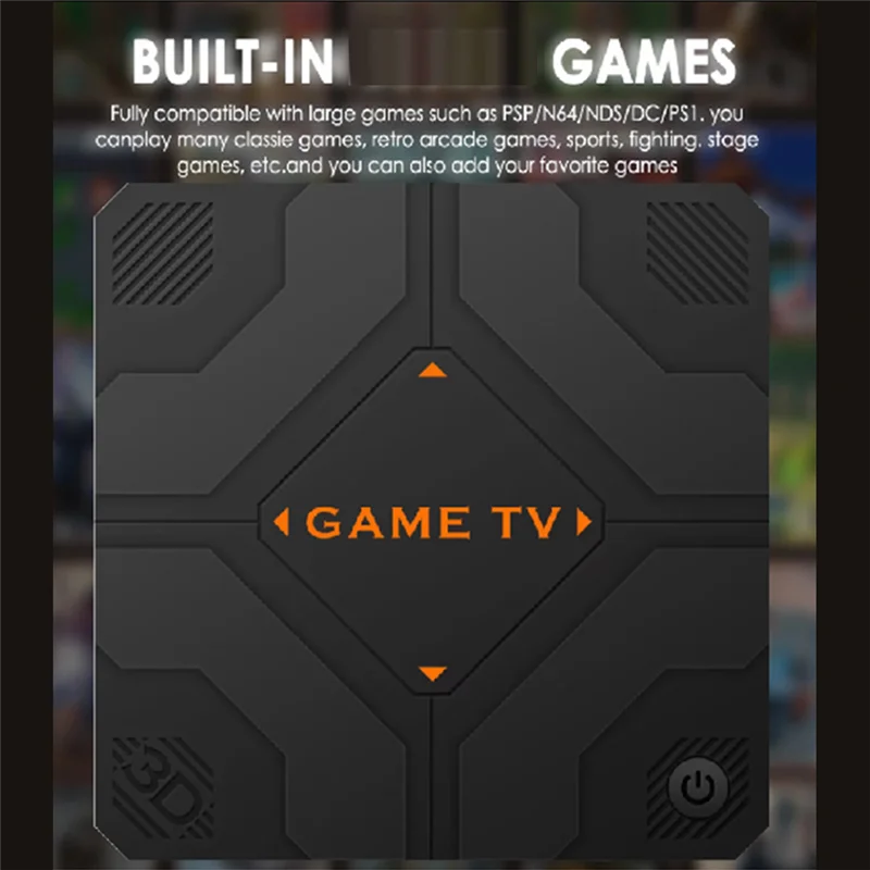 V5 Retro Game Console 128G 51000 Games Dual Handheld Game Console TV Box Game Controller Home Game System
V5 Retro Game Console 128G 51000 Games Dual Handheld Game Console TV Box Game Controller Home Game System
