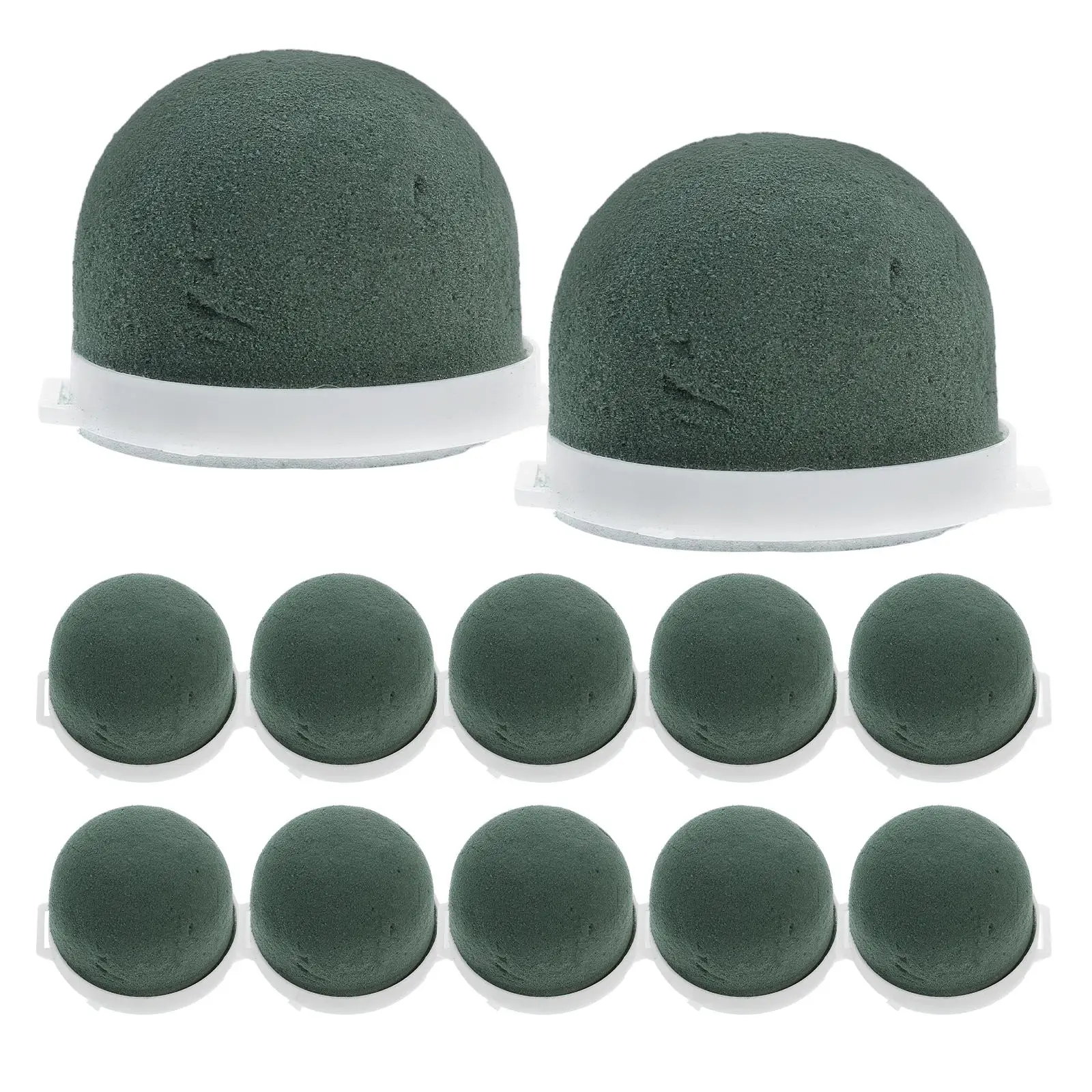 12 Pcs Mini Flower Mud Floral Craft Green Round Foam Holder Decoration Supplies for Table Wedding Bottle Arrangement
12 Pcs Mini Flower Mud Floral Craft Green Round Foam Holder Decoration Supplies for Table Wedding Bottle Arrangement