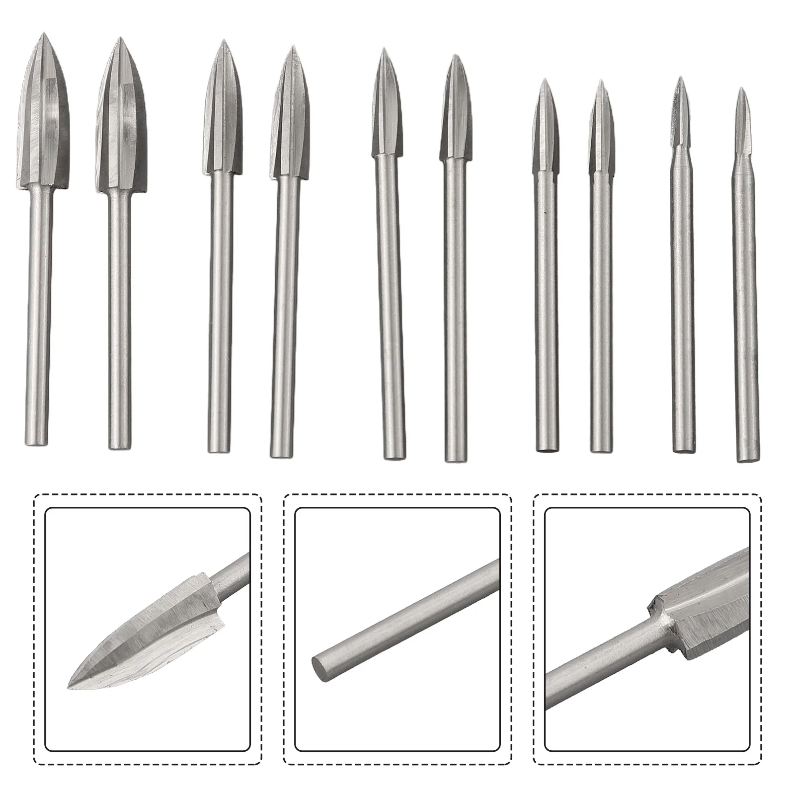 Engraving Drill Bit Wood Carving Tools Accessories For Carving Drilling Silver Color Power Tools Practical Useful
Engraving Drill Bit Wood Carving Tools Accessories For Carving Drilling Silver Color Power Tools Practical Useful