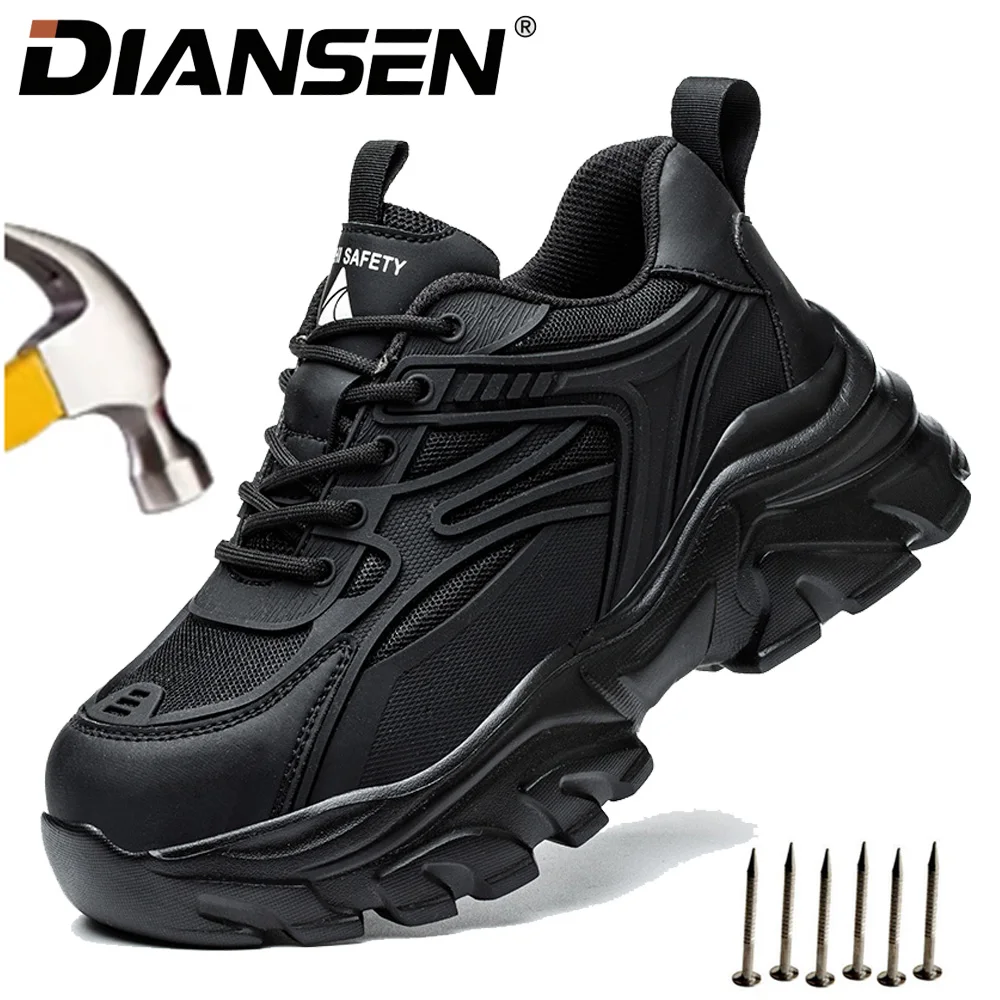 Breathable Safety Shoes Anti-Puncture Anti-Drop Work Sneakers Steel Toe Boots for Men Slip Resistant Work Shoes for Protective
Breathable Safety Shoes Anti-Puncture Anti-Drop Work Sneakers Steel Toe Boots for Men Slip Resistant Work Shoes for Protective