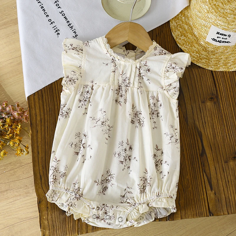 2025 New Summer 0-24M Children Clothes Infant Baby Girls Bodysuits Sleeveless Cotton Print Toddler Baby Girls Jumpsuit
2025 New Summer 0-24M Children Clothes Infant Baby Girls Bodysuits Sleeveless Cotton Print Toddler Baby Girls Jumpsuit