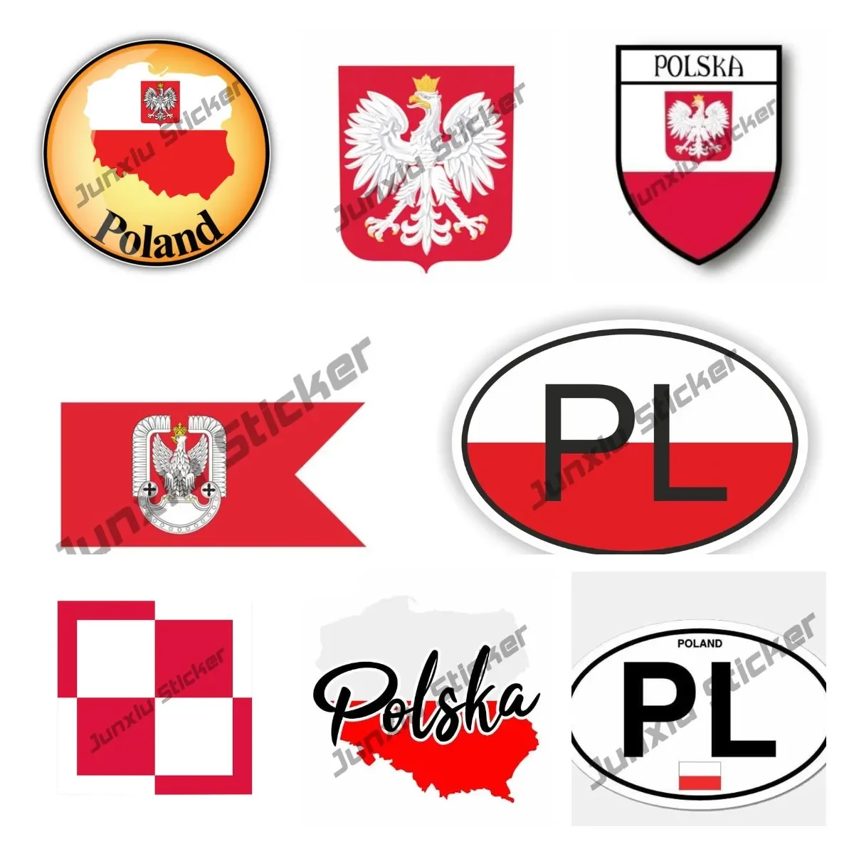 Fashion Poland Map Stickers Poland Flag Coat of Arms Poland Flag Eagle Car Body Sticker Car Window Decal Car Accessories Sticker
Fashion Poland Map Stickers Poland Flag Coat of Arms Poland Flag Eagle Car Body Sticker Car Window Decal Car Accessories Sticker