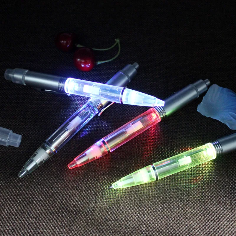 100PCS Multi-functional Luminous Ballpoint Pen Seven Colored Lights LED Dazzle Color Changing Light Pen
100PCS Multi-functional Luminous Ballpoint Pen Seven Colored Lights LED Dazzle Color Changing Light Pen