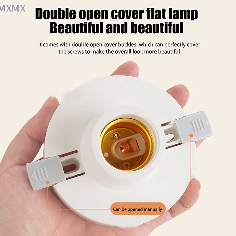 Lamp Bulb Base Caps 1/5PCS, E27 Light Bulb Socket Adapter 220V, Fixture for Flat Light on Ceiling, White
Lamp Bulb Base Caps 1/5PCS, E27 Light Bulb Socket Adapter 220V, Fixture for Flat Light on Ceiling, White