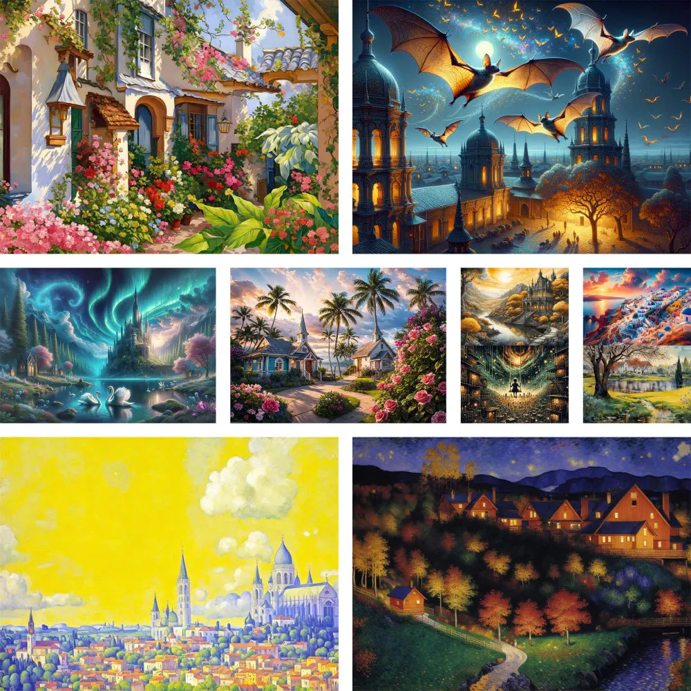 Wonderful Landscape Printed Fabric Cross Stitch Embroidery Full Kit Sewing Knitting Needlework Handmade Gift Room Decor Package
Wonderful Landscape Printed Fabric Cross Stitch Embroidery Full Kit Sewing Knitting Needlework Handmade Gift Room Decor Package