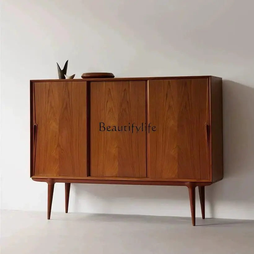 Nordic solid wood retro style porch cabinet storage foyer multi-functional modern simple side cabinet
Nordic solid wood retro style porch cabinet storage foyer multi-functional modern simple side cabinet