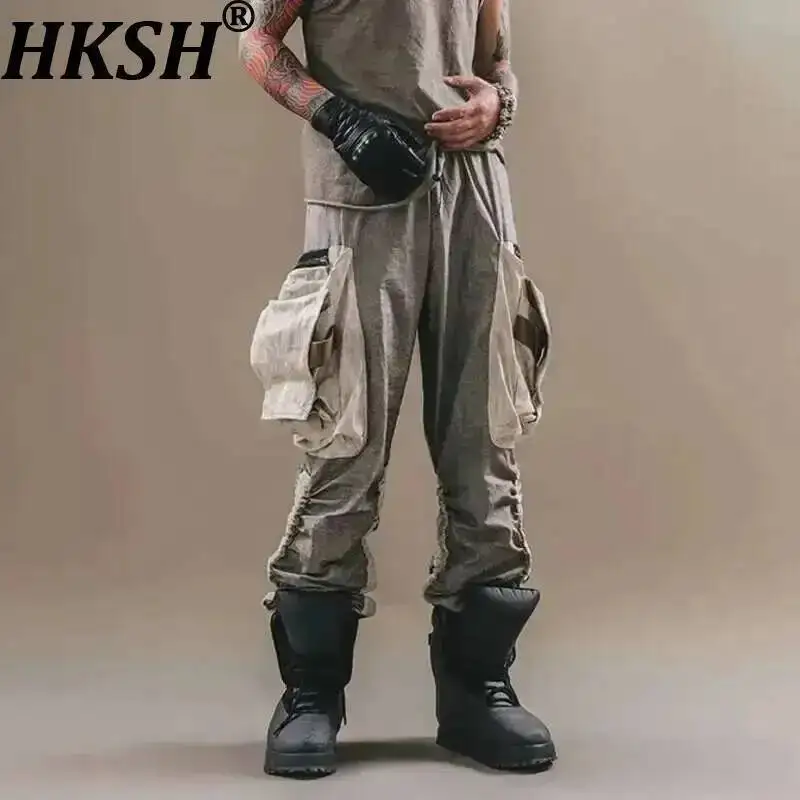 HKSH Autumn New Men's Tide Dark Multi Pocket Waste Land Style Overalls Vintage Craft Folding Stacking Legging Cargo Pants HK0119
HKSH Autumn New Men's Tide Dark Multi Pocket Waste Land Style Overalls Vintage Craft Folding Stacking Legging Cargo Pants HK0119