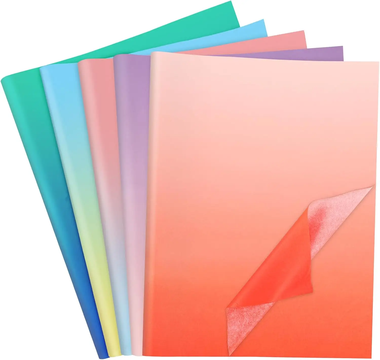 100 Sheets Pearlescent Tissue Paper, 20x14 inch Gradient Colors for Gift Wrapping, DIY Crafts, Birthday Party
100 Sheets Pearlescent Tissue Paper, 20x14 inch Gradient Colors for Gift Wrapping, DIY Crafts, Birthday Party