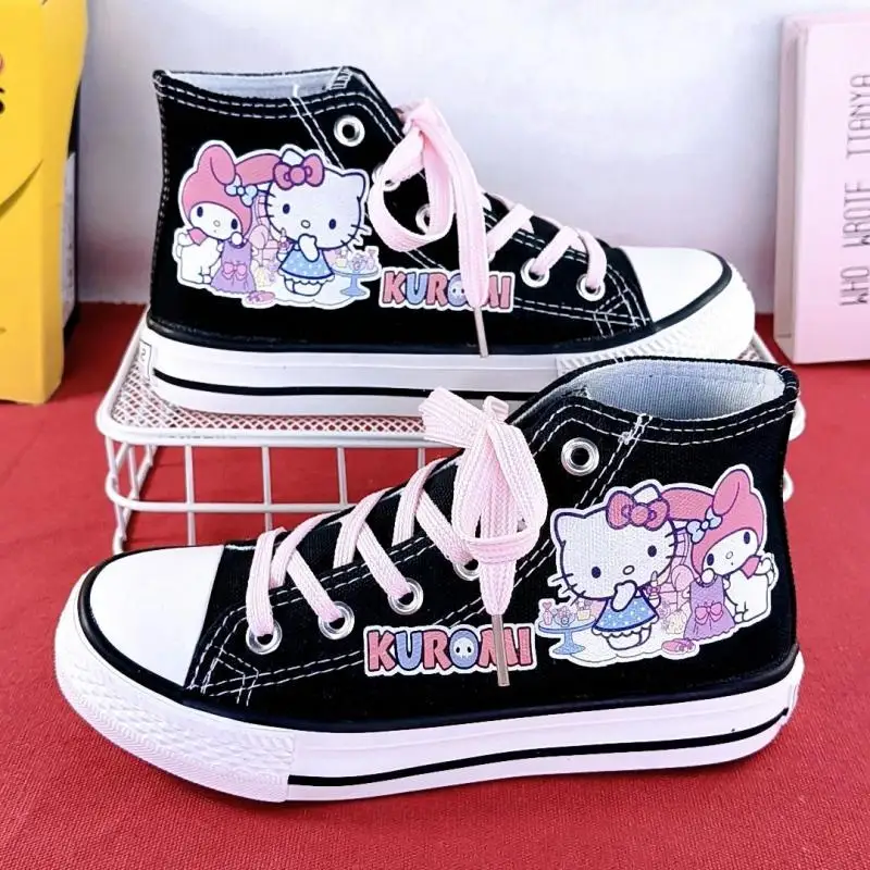 Kawaii Sanrio Hello Kitty Women's Canvas Shoes Anime Cartoon Spring and Autumn Student Versatile Casual Shoes Festival Gift
Kawaii Sanrio Hello Kitty Women's Canvas Shoes Anime Cartoon Spring and Autumn Student Versatile Casual Shoes Festival Gift