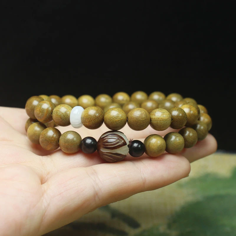 Argentinian Green Sandalwood Lotus Bracelet Double Layer Handheld Wooden Craft Ornament Unisex Bracelet
Argentinian Green Sandalwood Lotus Bracelet Double Layer Handheld Wooden Craft Ornament Unisex Bracelet