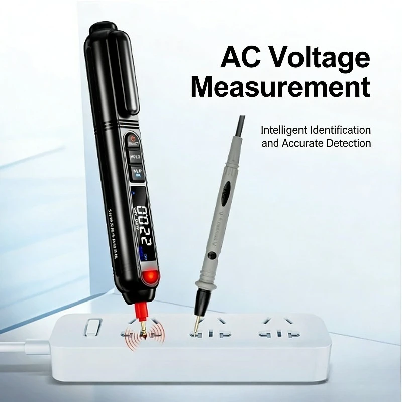 NF-620 Intelligent Digital Pen Multimeter High Sensitivity Pocket Size DC AC Voltage Tester Sound Light Alarm Safety Detector
NF-620 Intelligent Digital Pen Multimeter High Sensitivity Pocket Size DC AC Voltage Tester Sound Light Alarm Safety Detector
