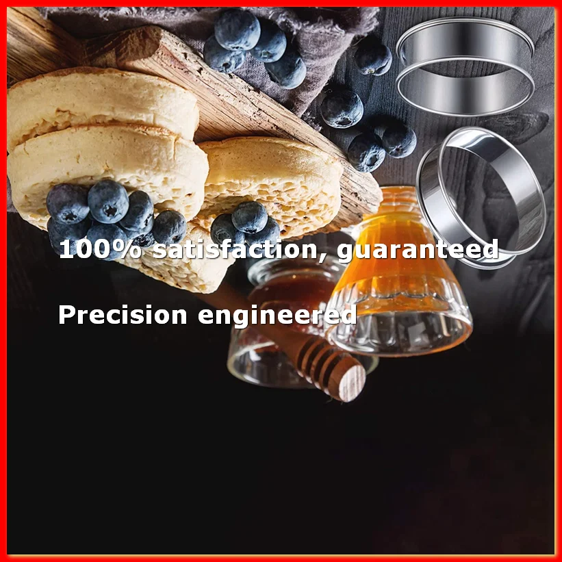 10 Pcs Double Rolled Tart Rings Stainless Steel Muffin Rings Crumpet Rings Round Tart Rings for Home Food-A13G
10 Pcs Double Rolled Tart Rings Stainless Steel Muffin Rings Crumpet Rings Round Tart Rings for Home Food-A13G