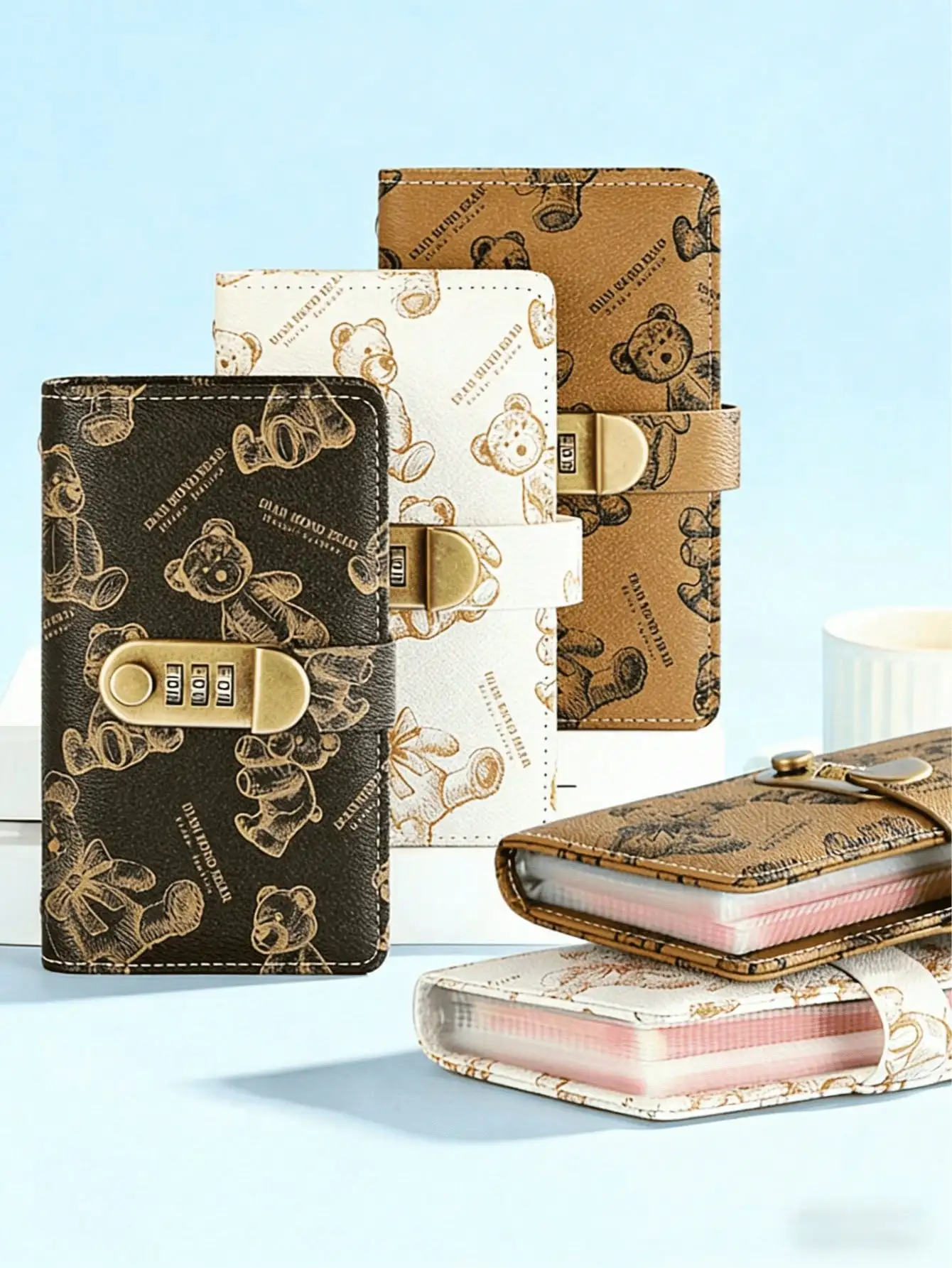 1pc Vintage Combination Lock Savings Passbook, Cash Check Organizer Notebook, 100 Days Deposit Challenge Notepad, Large Capacity
1pc Vintage Combination Lock Savings Passbook, Cash Check Organizer Notebook, 100 Days Deposit Challenge Notepad, Large Capacity