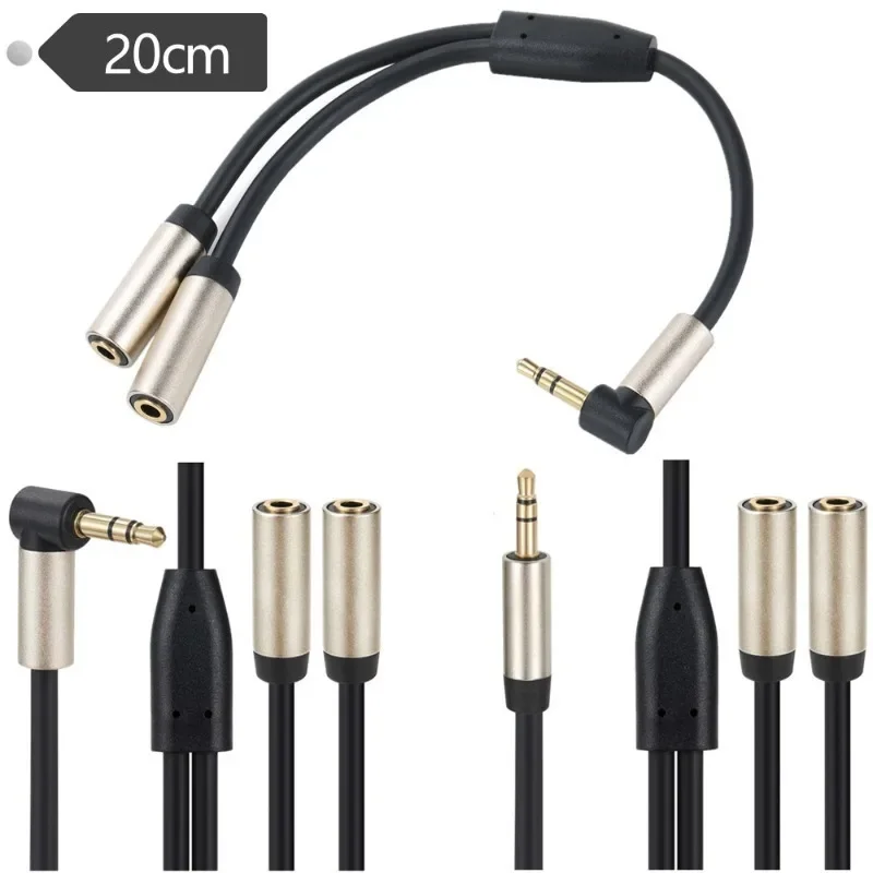 Metal Case Gold-plated 3.5mm Audio Stereo Y-shaped Earphone Splitter TRS Female Earphone Jack Adapter
Metal Case Gold-plated 3.5mm Audio Stereo Y-shaped Earphone Splitter TRS Female Earphone Jack Adapter