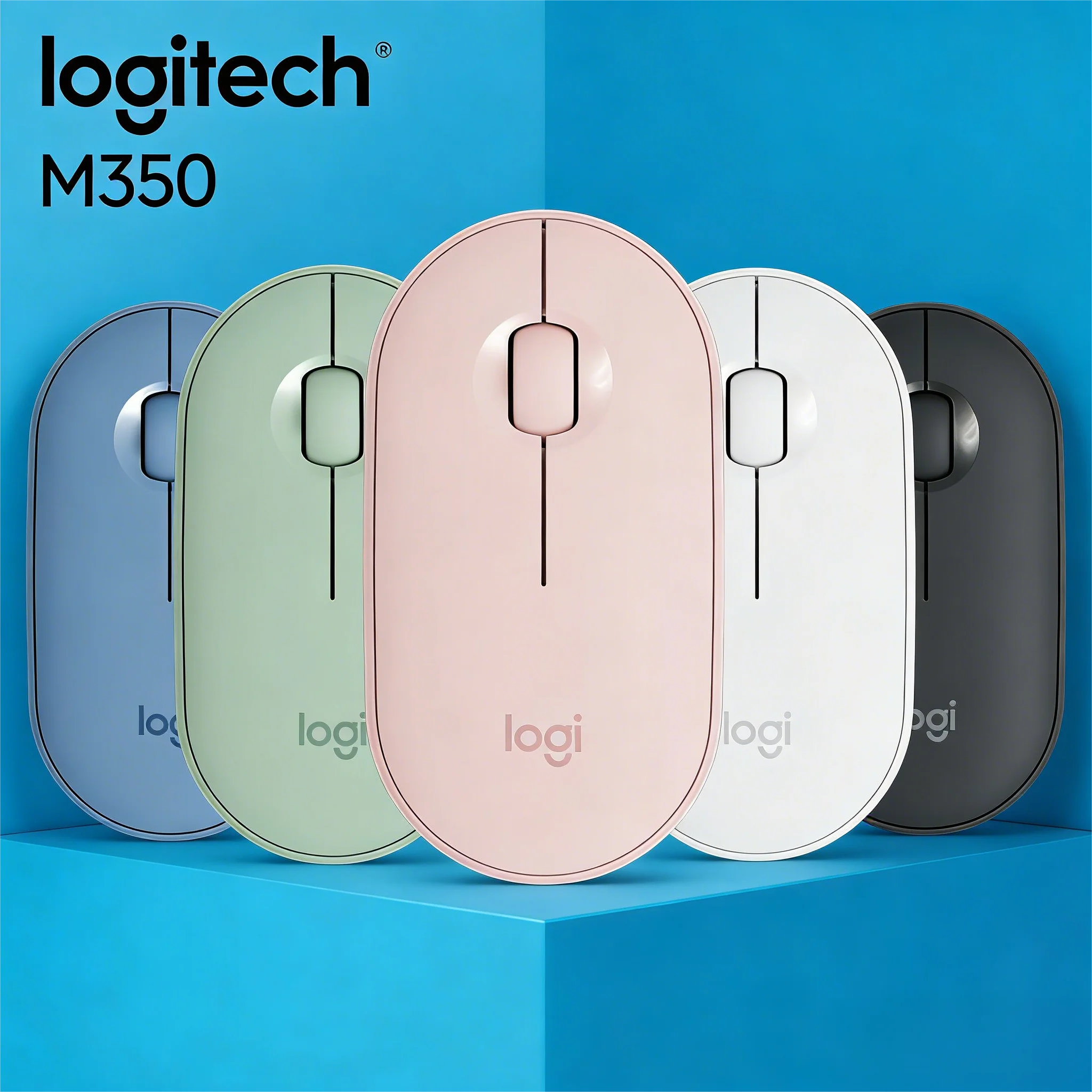 Logitech POP/Pebble M350 Dual-Mode Wireless Mouse Bluetooth & 2.4G Multi-Device Connection
Logitech POP/Pebble M350 Dual-Mode Wireless Mouse Bluetooth & 2.4G Multi-Device Connection