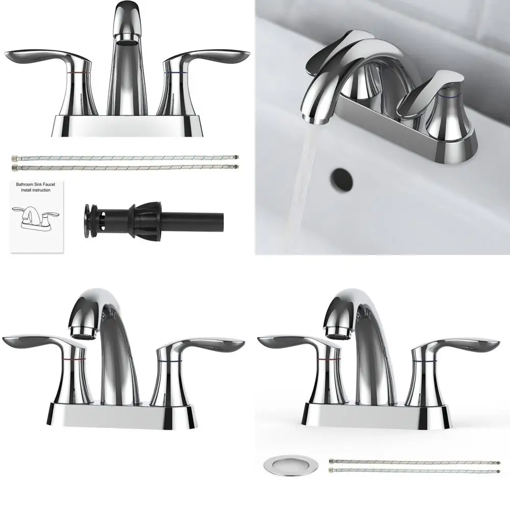 Смеситель для раковины 4 дюйма с центральным креплением, с выдвижным сливным клапаном, крепление на 3 отверстия, хромированная отделка, без свинца
Смеситель для раковины 4 дюйма с центральным креплением, с выдвижным сливным клапаном, крепление на 3 отверстия, хромированная отделка, без свинца