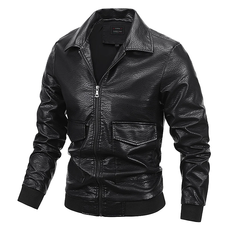 2025 New Spring and Autumn Men's Motorcycle Leather Jacket turn down collar Men's Punk Retro Zipper Biker Leather Coat
2025 New Spring and Autumn Men's Motorcycle Leather Jacket turn down collar Men's Punk Retro Zipper Biker Leather Coat