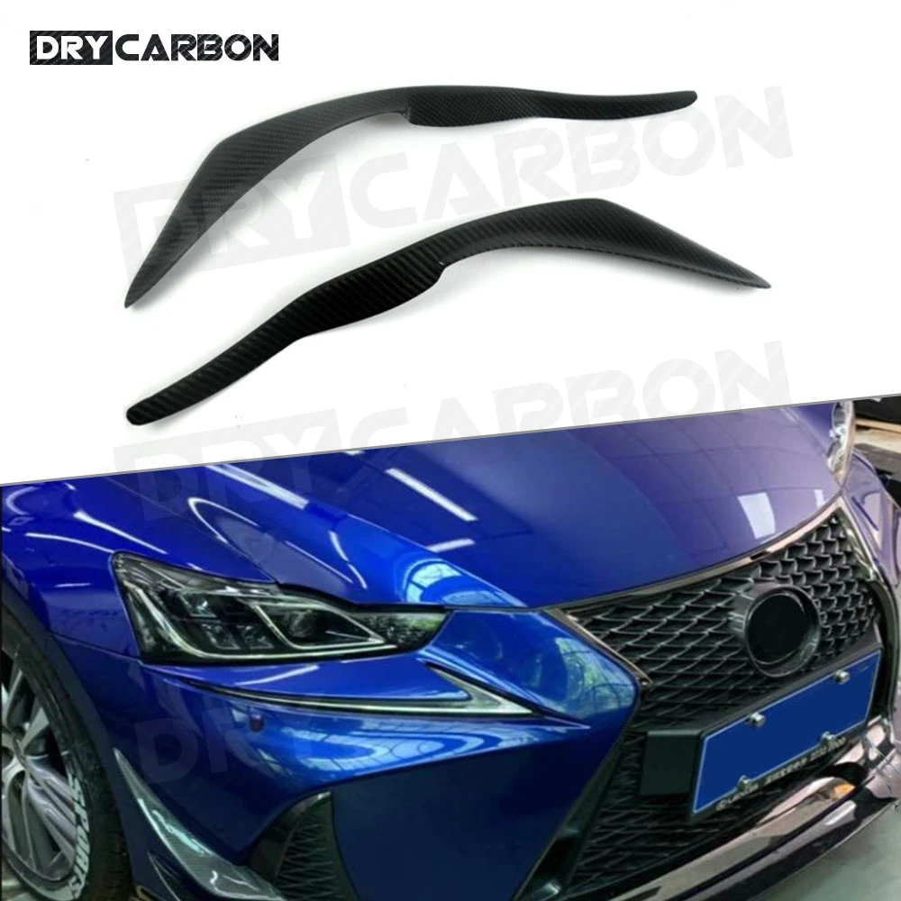 Carbon Fiber Car Side Headlights Eyelids Eyebrows Trim Cover for Lexus IS300 IS350 F Sport Sedan 2017-2019 FRP
Carbon Fiber Car Side Headlights Eyelids Eyebrows Trim Cover for Lexus IS300 IS350 F Sport Sedan 2017-2019 FRP