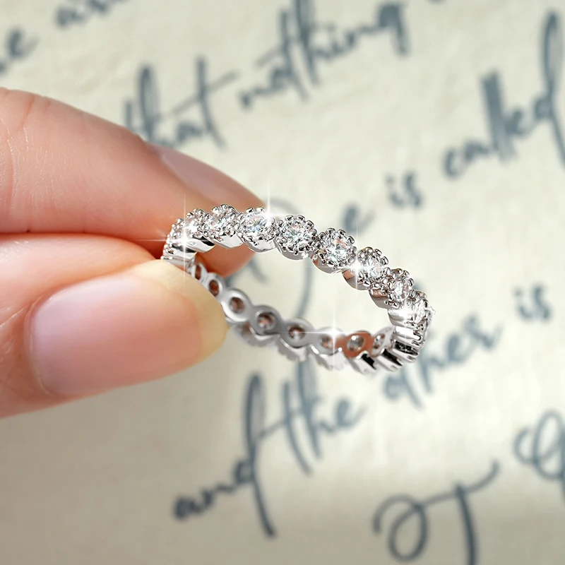 Кольцо Lnkry Full с муассанитом 2,5 мм, многослойное, из золота 14 карат, обручальное, для женщин, с лабораторными бриллиантами, с сертификатами
Кольцо Lnkry Full с муассанитом 2,5 мм, многослойное, из золота 14 карат, обручальное, для женщин, с лабораторными бриллиантами, с сертификатами