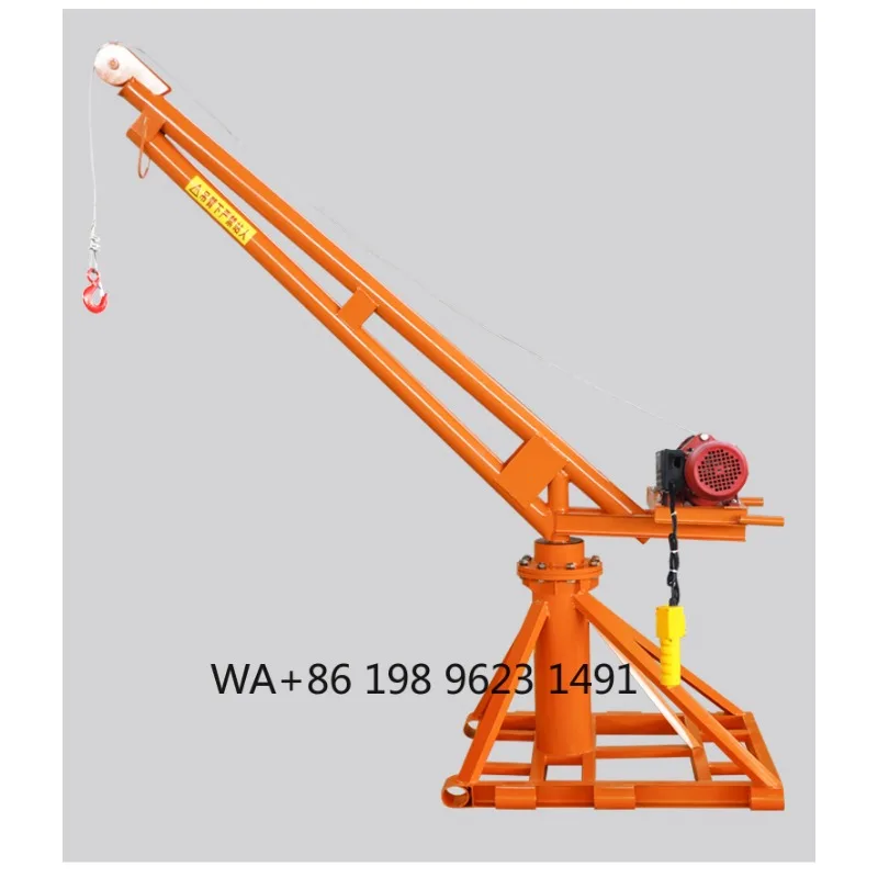 360° Mini Monkey Jib Crane Electric Hoist Portable Outdoor Construction House Material Lifting Equipment
360° Mini Monkey Jib Crane Electric Hoist Portable Outdoor Construction House Material Lifting Equipment
