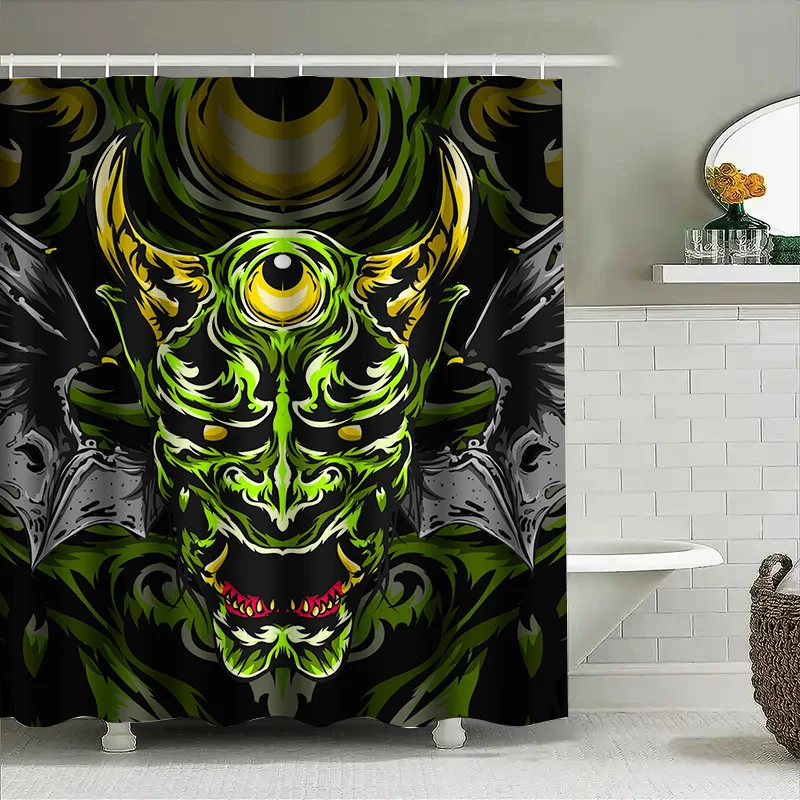 Tuniu Cool Japanese Oni Face Shower Curtain Unique Decorative Bathroom Curtain for Home Decor
Tuniu Cool Japanese Oni Face Shower Curtain Unique Decorative Bathroom Curtain for Home Decor