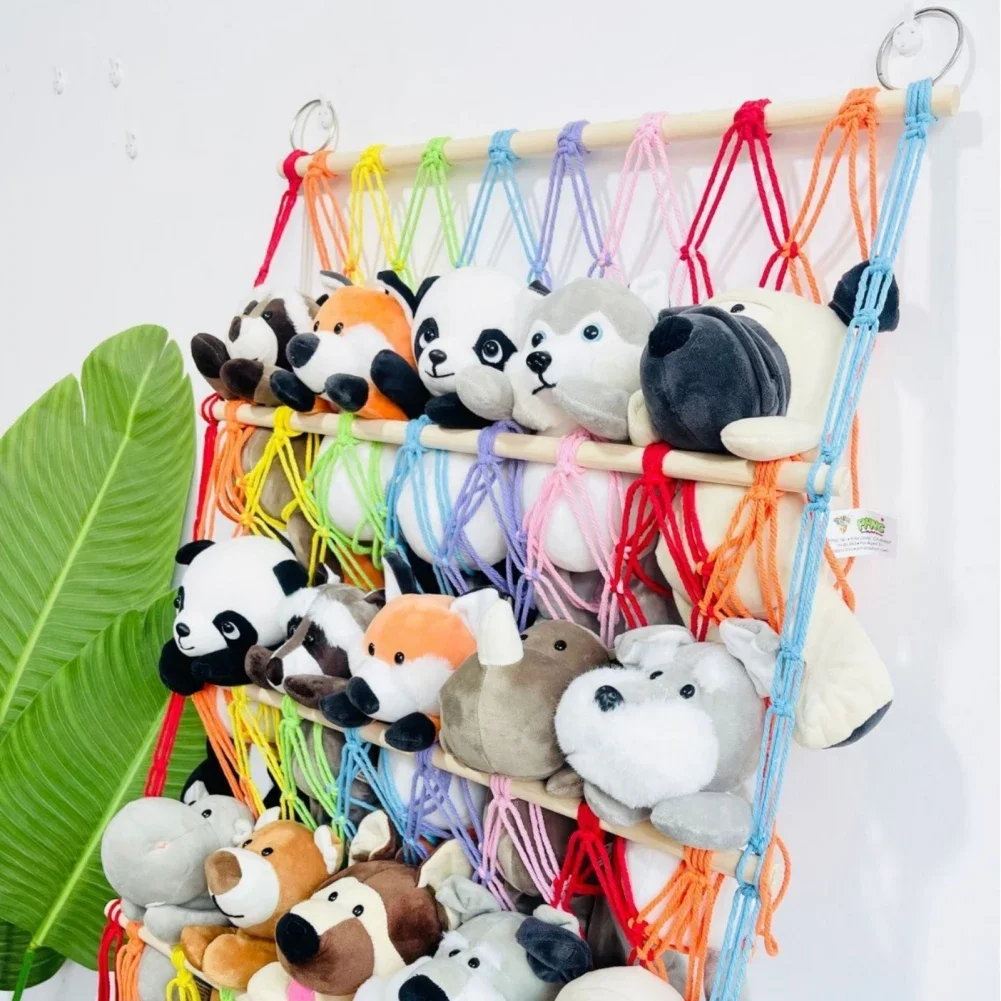 Stuffed Toy Net Hammock Hanging Toy Organizer Wall Mounted Stuffed Animal Storage Hammock For Nursery Play Room Home Decor
Stuffed Toy Net Hammock Hanging Toy Organizer Wall Mounted Stuffed Animal Storage Hammock For Nursery Play Room Home Decor