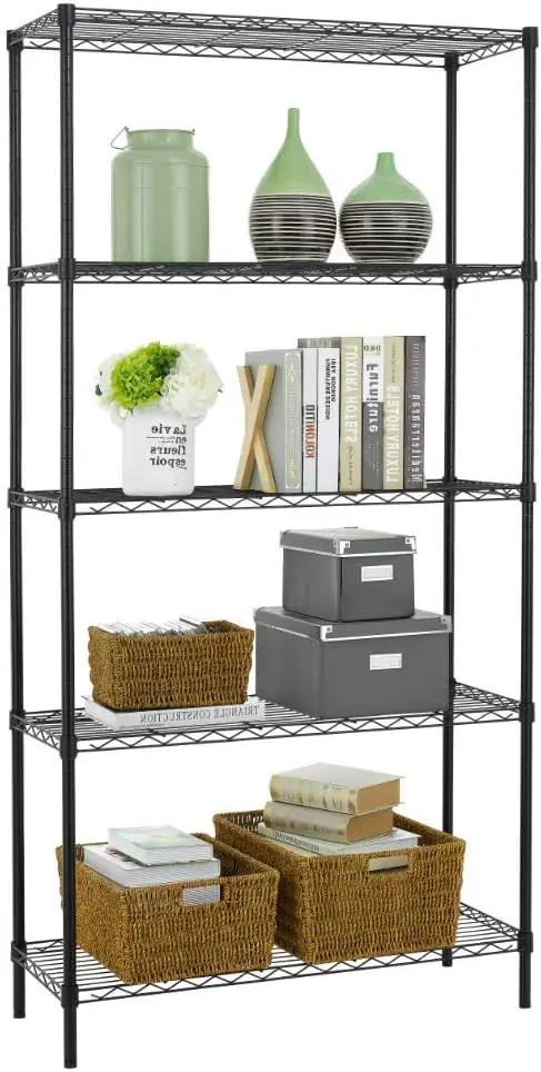 5-Tier Adjustable Metal Storage Shelf, Heavy-Duty 1000 lbs Capacity, Tool-Free Assembly for Home & Garage
5-Tier Adjustable Metal Storage Shelf, Heavy-Duty 1000 lbs Capacity, Tool-Free Assembly for Home & Garage