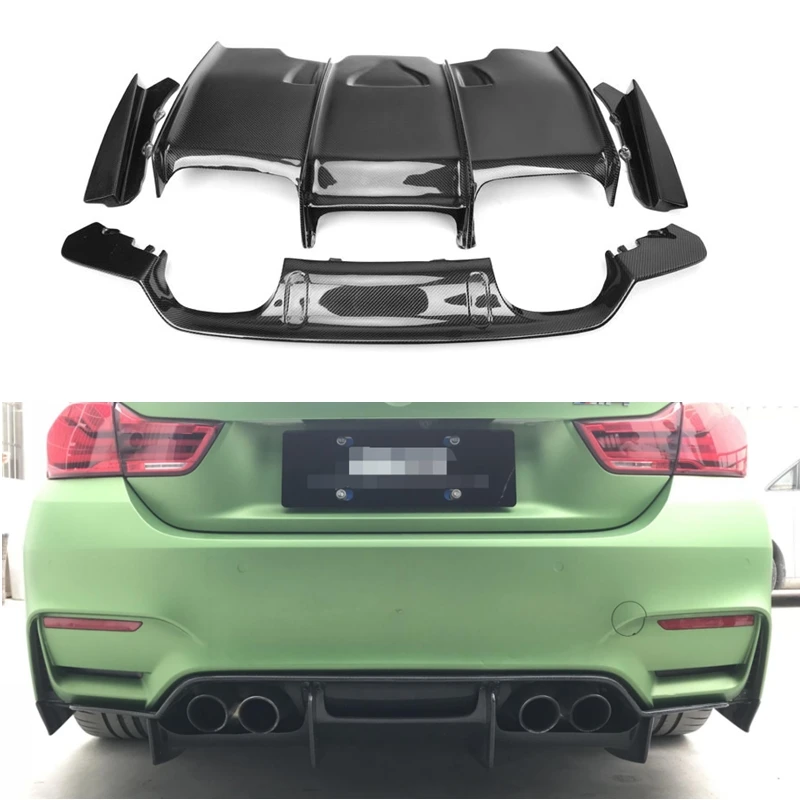 F82 M4 4PCS PSM Style Rear Bumper Protector Lip For BMW F80 M3 Carbon Fibre Diffuser Tray wit side splitter 2014 UP
F82 M4 4PCS PSM Style Rear Bumper Protector Lip For BMW F80 M3 Carbon Fibre Diffuser Tray wit side splitter 2014 UP