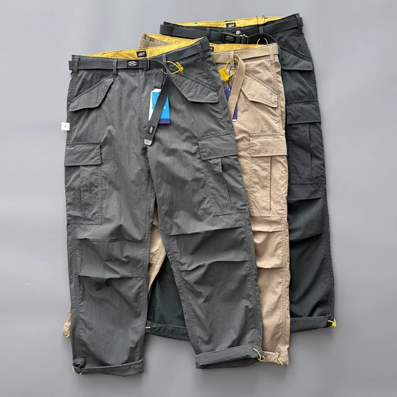 Outdoor Spring Summer Lightweight Multi-Pocket Loose Straight-Leg Wide-Leg Pants American Straight-Leg Cargo Pants for Men
Outdoor Spring Summer Lightweight Multi-Pocket Loose Straight-Leg Wide-Leg Pants American Straight-Leg Cargo Pants for Men