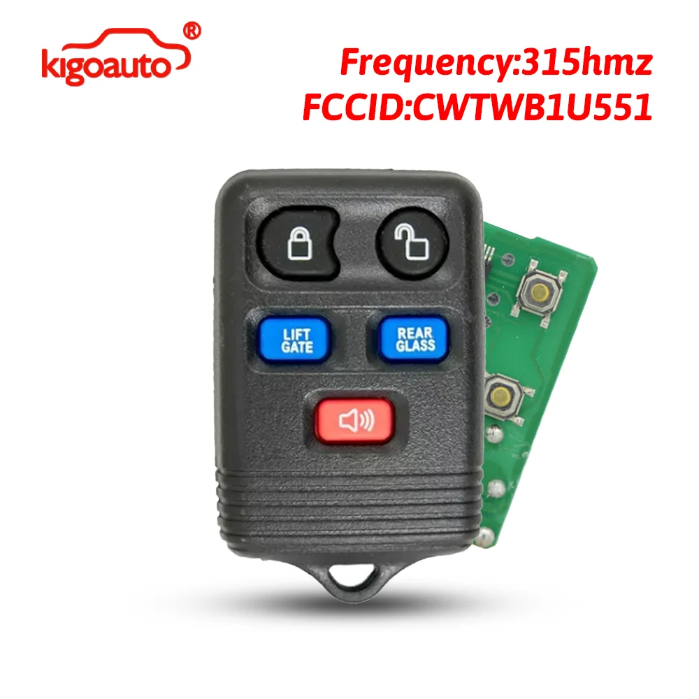 kigoauto FCC CWTWB1U551 remote fob 5 button 315Mhz for Lincoln Navigator 2003-2007 PN 2L7T-15K601-CB
kigoauto FCC CWTWB1U551 remote fob 5 button 315Mhz for Lincoln Navigator 2003-2007 PN 2L7T-15K601-CB