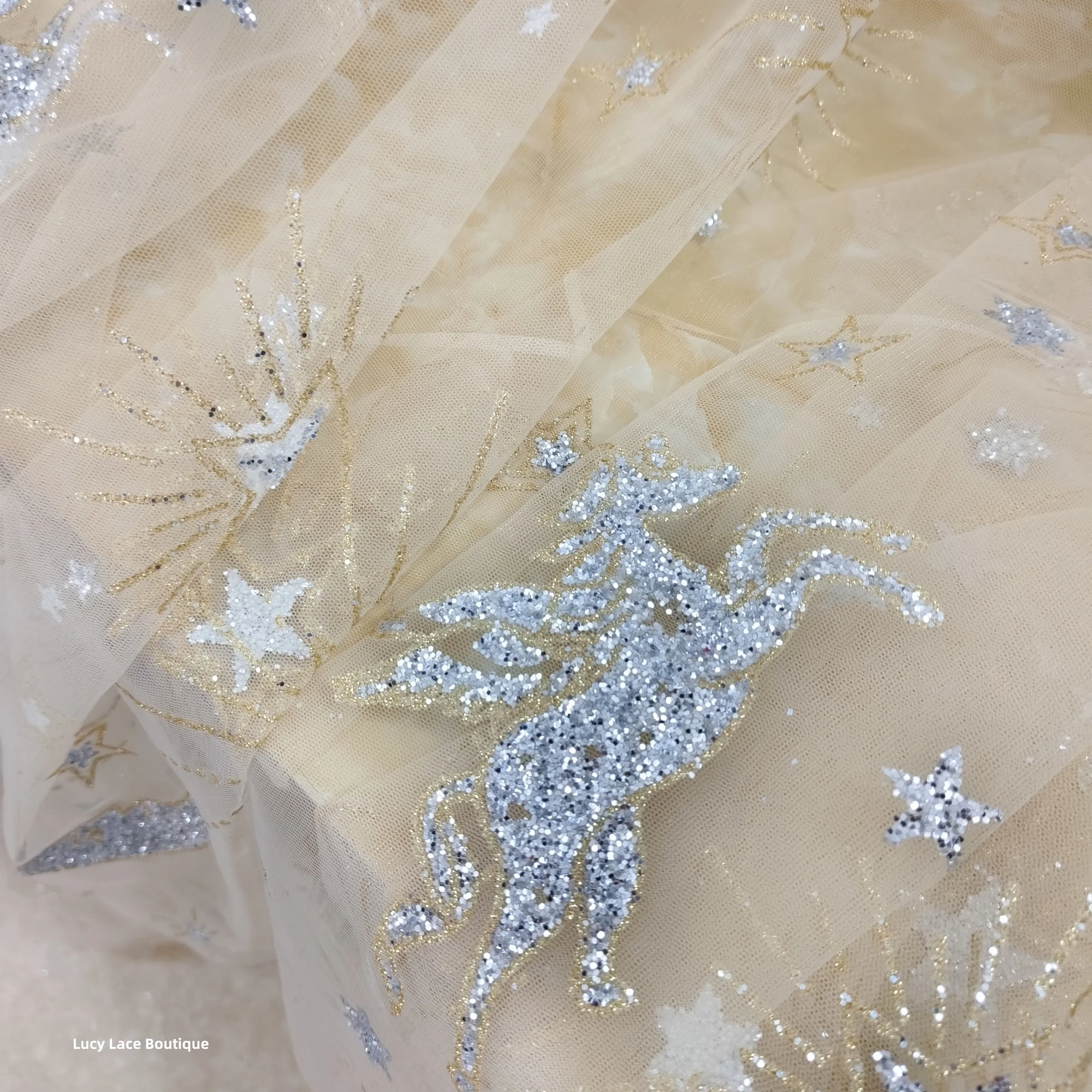 Stars Moon Horse Glitters Shiny Netting Tulle Mesh Lace Fabric Champagne Navy Red 3 Colors in Stock 1 Meter 2022
Stars Moon Horse Glitters Shiny Netting Tulle Mesh Lace Fabric Champagne Navy Red 3 Colors in Stock 1 Meter 2022
