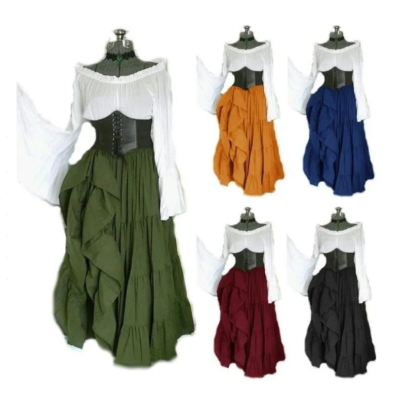 2024 Wish new party long sleeved dress for women in Europe and America, medieval clothing from the Renaissance period
2024 Wish new party long sleeved dress for women in Europe and America, medieval clothing from the Renaissance period