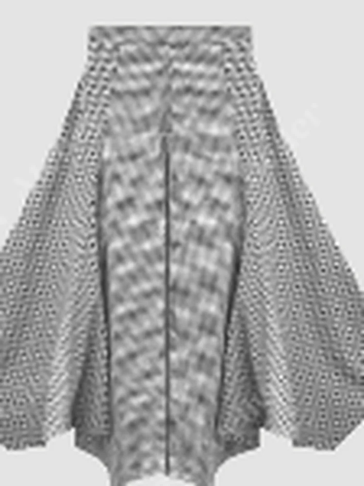 TT Blooming 90204 Корейская юбка в клетку A-силуэта для повседневной носки, длинная, тонкая, свободного кроя, со средней талией
TT Blooming 90204 Корейская юбка в клетку A-силуэта для повседневной носки, длинная, тонкая, свободного кроя, со средней талией