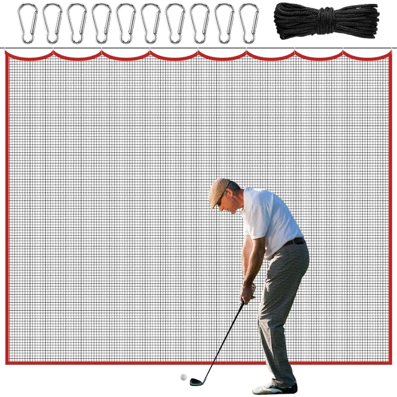 Golf Netting 10x10 Ft Tear Proof Golf Practice Net Sports Netting High Impact Hitting Barrier Net Heavy Duty Golf Ball Netting
Golf Netting 10x10 Ft Tear Proof Golf Practice Net Sports Netting High Impact Hitting Barrier Net Heavy Duty Golf Ball Netting